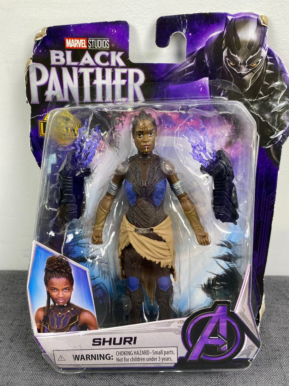Marvel Studios Black Panther Legacy Shuri Action Figure Hasbro NEW BOX DAMAGED